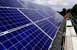 5,4 kWp-Solaranlage in Werder mit polykristallinen Modulen von Heckert Solar 