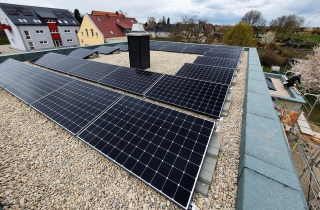 Barleben - 25 kWp SunPower auf neu errichtetem Gebäude 