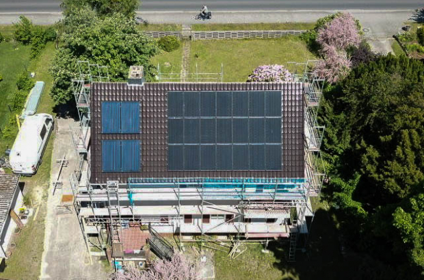 Falkensee - Solaranlage mit Heckert Solar Modulen 